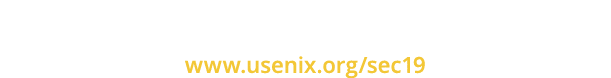 The full program and registration are now available  Register by July 22 and save  www usenix org sec19